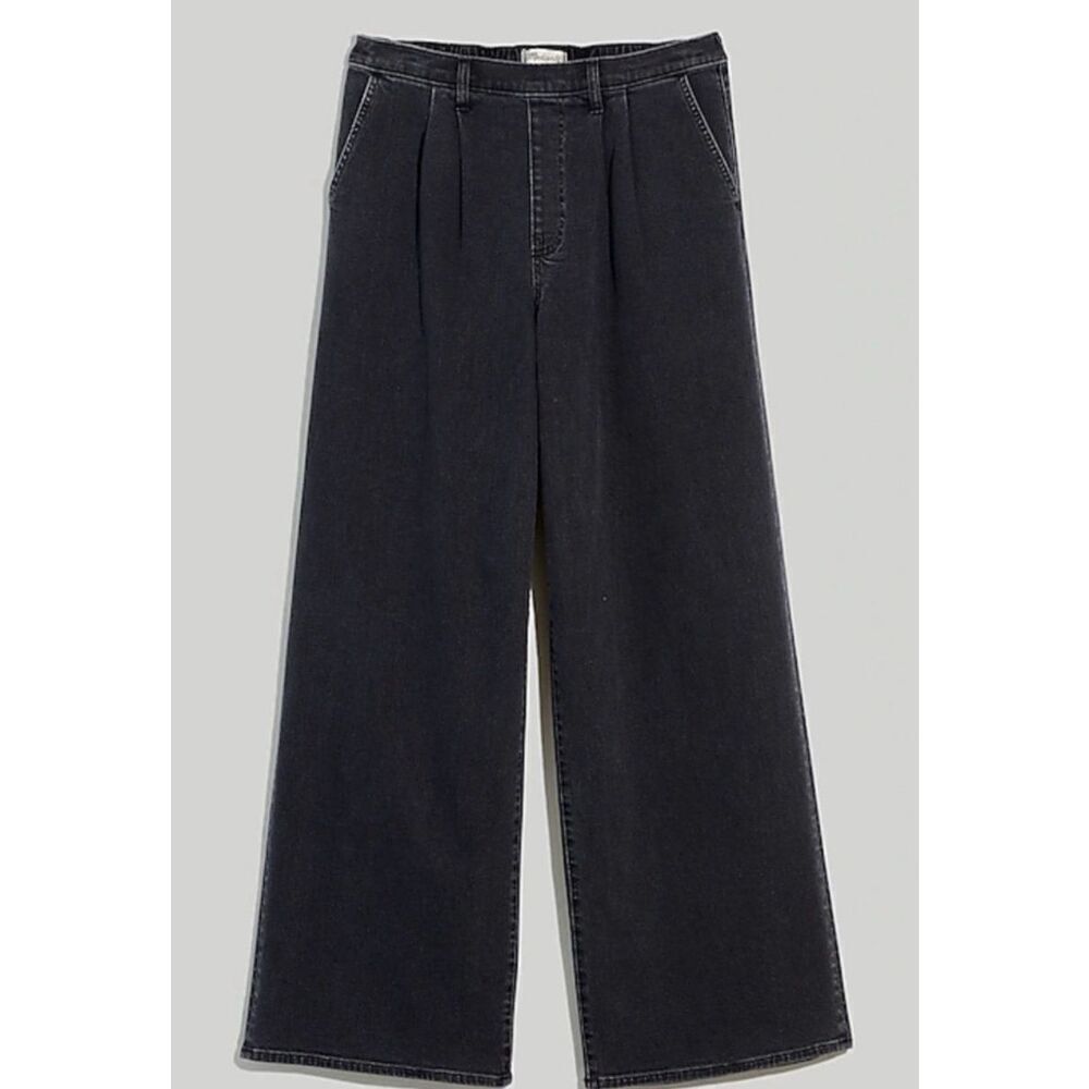 Madewell Superwide-Leg Jeans in Bessemer Wash , $128 F12